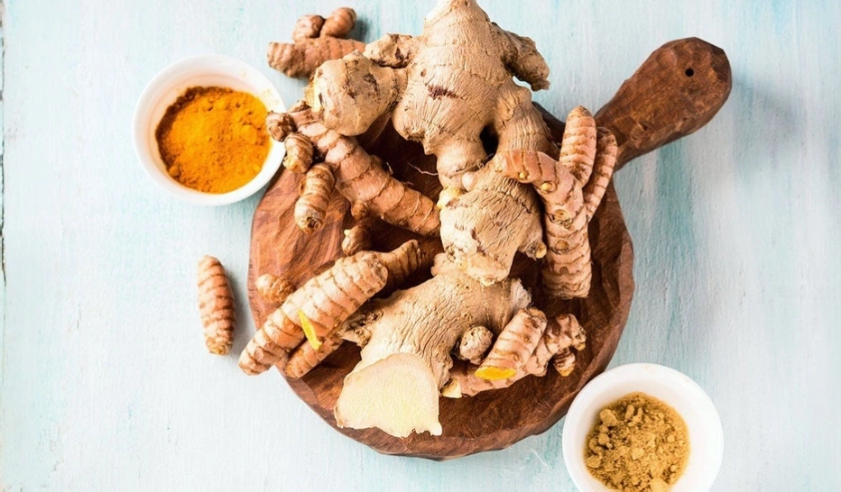 Fresh ginger root preparation