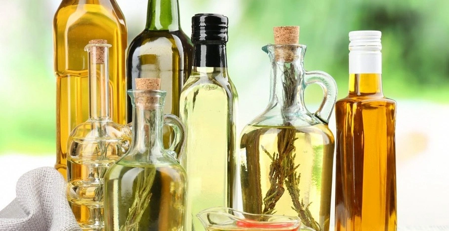 Healthy cooking oils collection